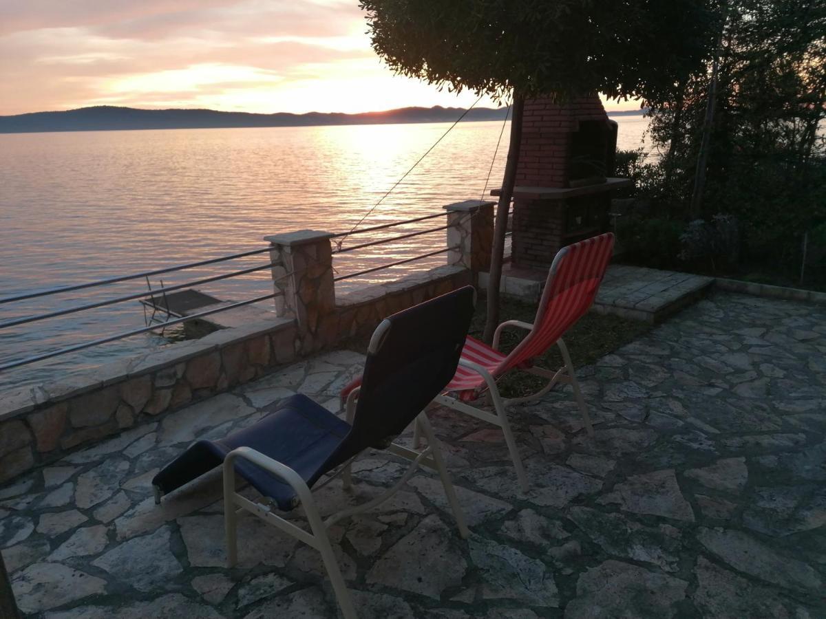 House First Row By The Sea Villa Bibinje Bagian luar foto