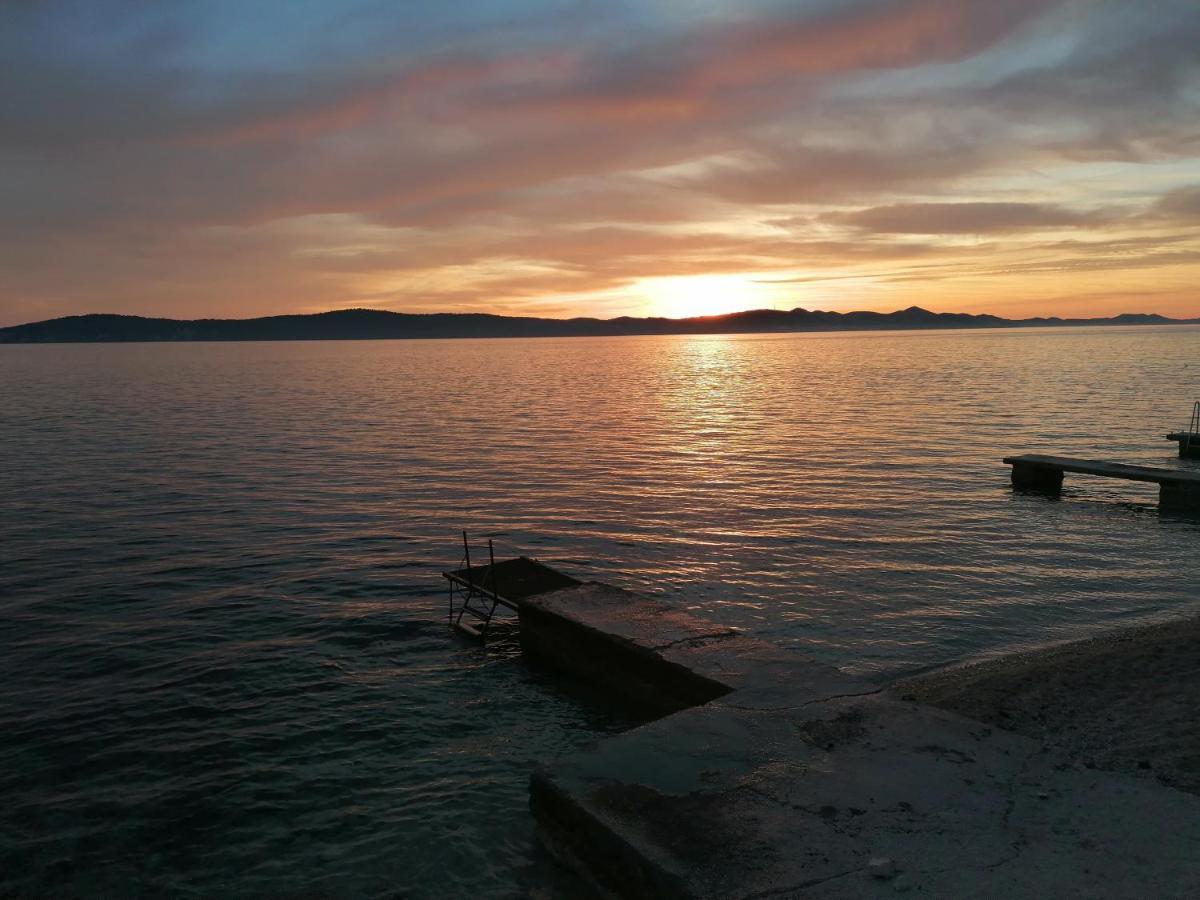 House First Row By The Sea Villa Bibinje Bagian luar foto