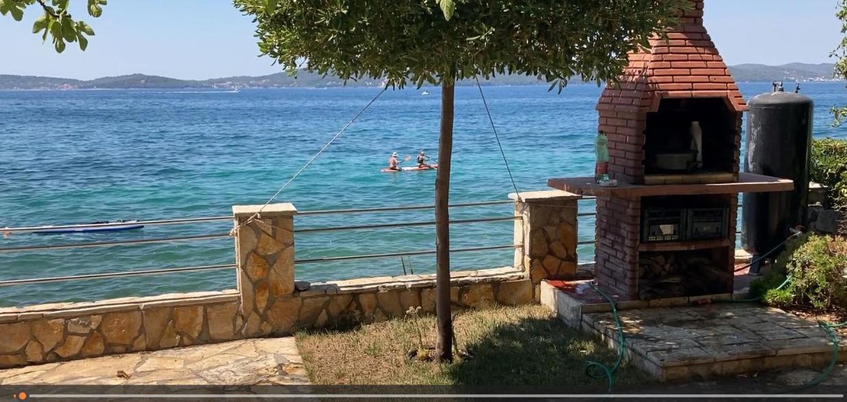 House First Row By The Sea Villa Bibinje Bagian luar foto